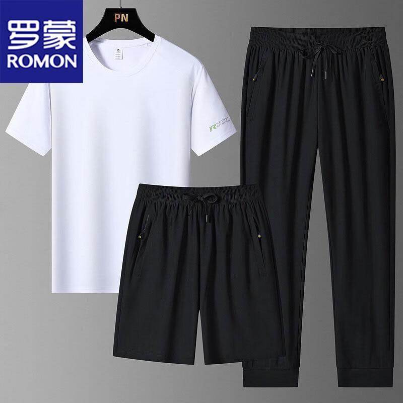 ROMON Men s Ice Silk Outdoor Sport 3-Piece Set 2XL