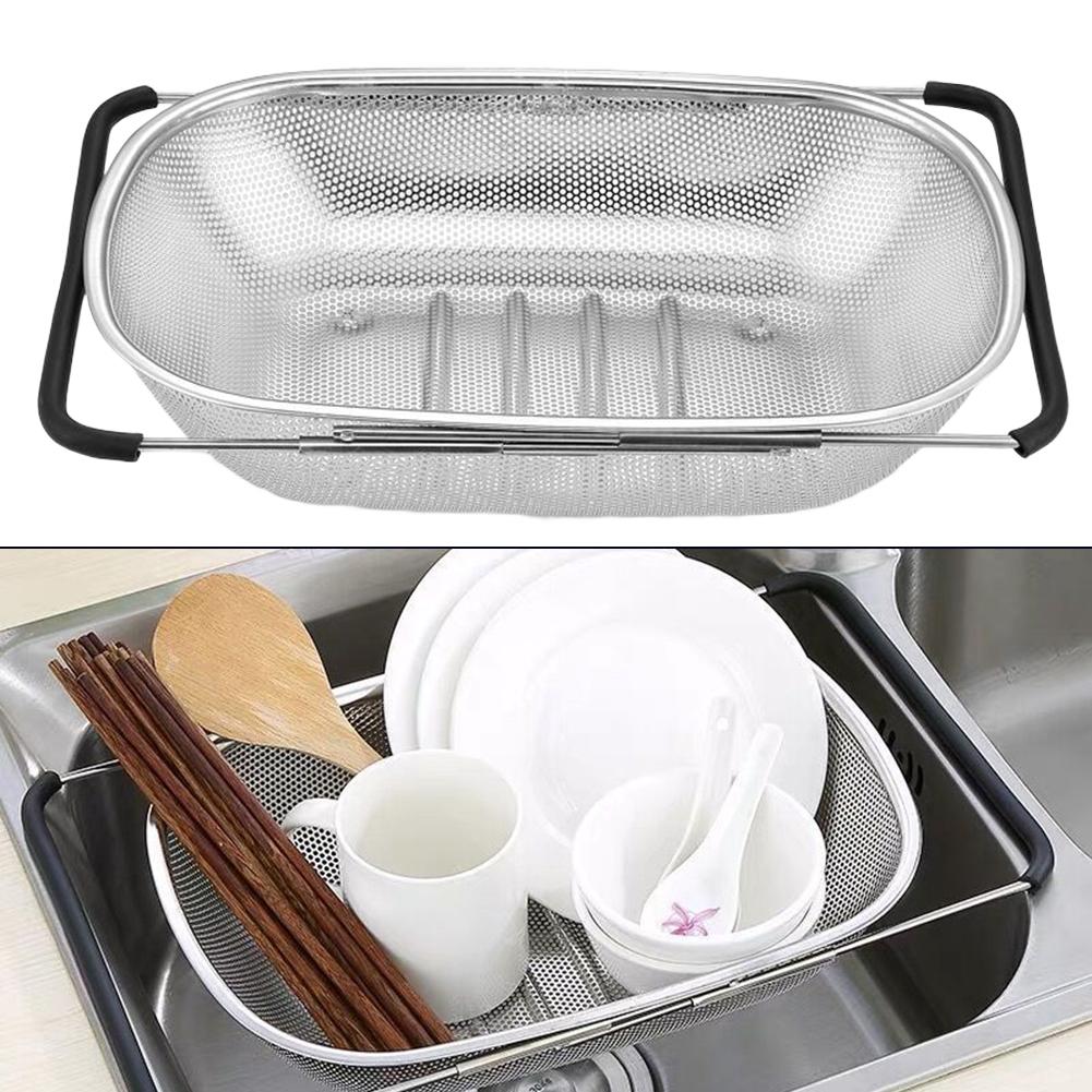 For Cooking For Straining Over The Sink Colander Food Preparation Dishwasher-Safe Design Easy To Clean Fine Mesh Net