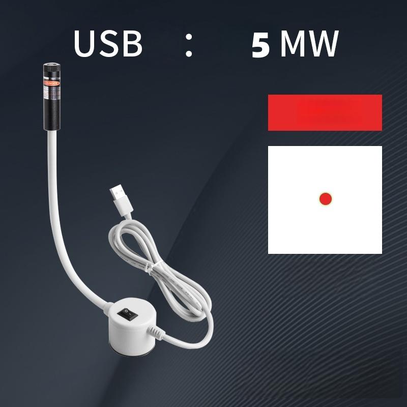 1 ks USB červený laserový polohovací světlo DC5V linka/kříž šicí stroj příslušenství infračervená pracovní lampa řezání s magnetickou základnou