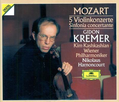 CD KREMER (GIDON), MOZART, ARNONCOURT  - Mozart: Completo VN Concerto POCG15645 Japão Clássico Usado