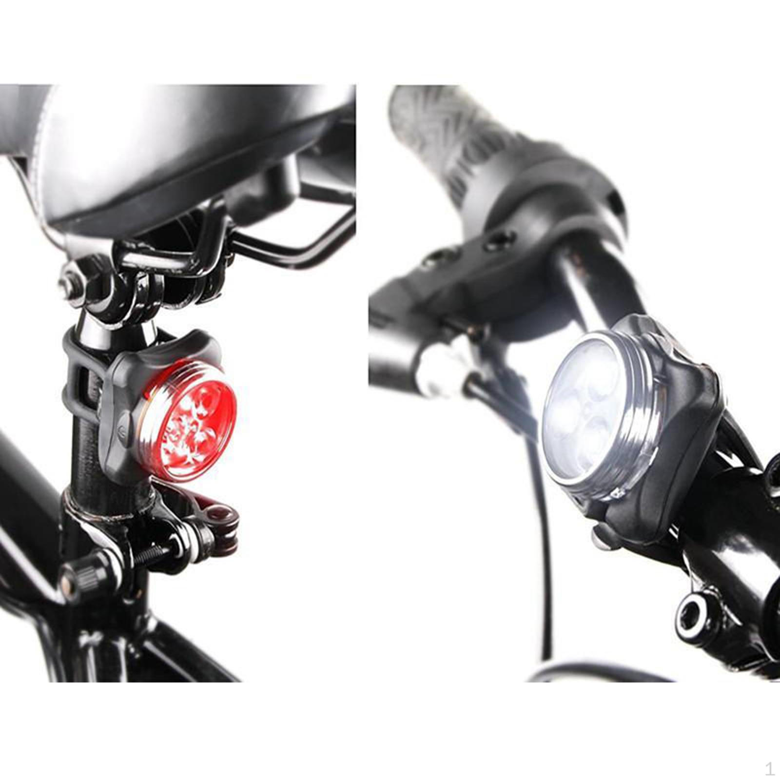 Bright USB Led Bike Light Rechargeable Headlight & Set Front Light