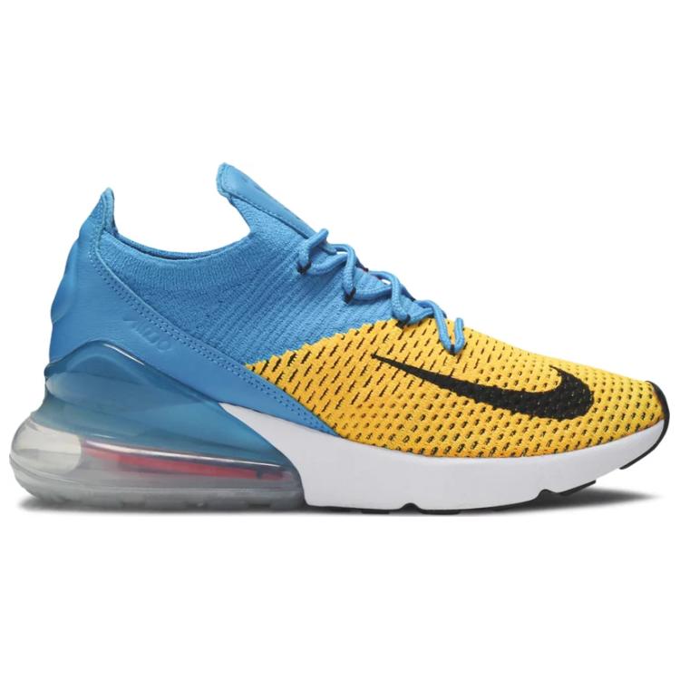 Nike Air Max 270 Flyknit Laser Orange Blue Orbit AO1023-800