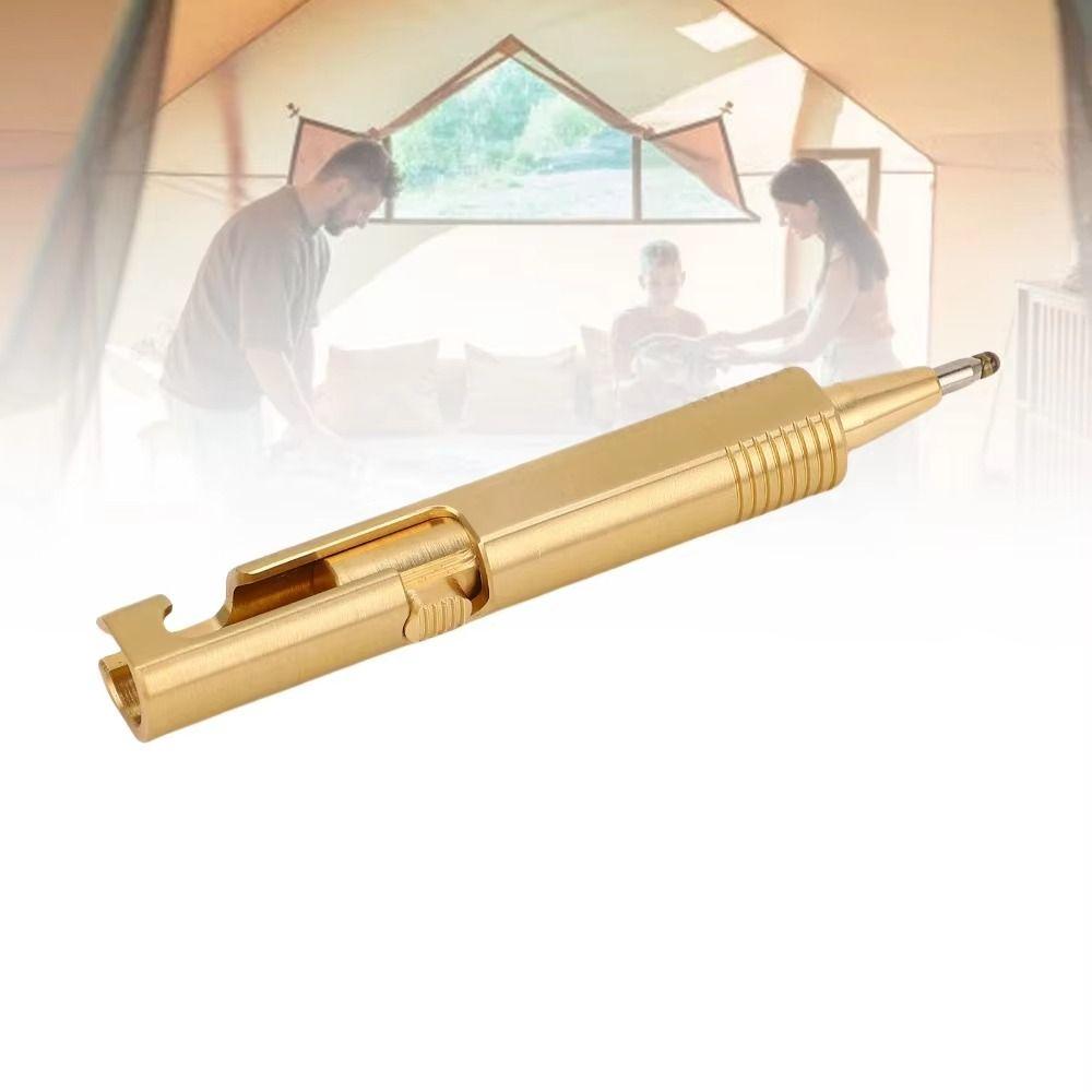 Easy Carry Mini Brass Pen All-Metal Neutral Ballpoint Pen Travel Pocket Pen Writing Instruments