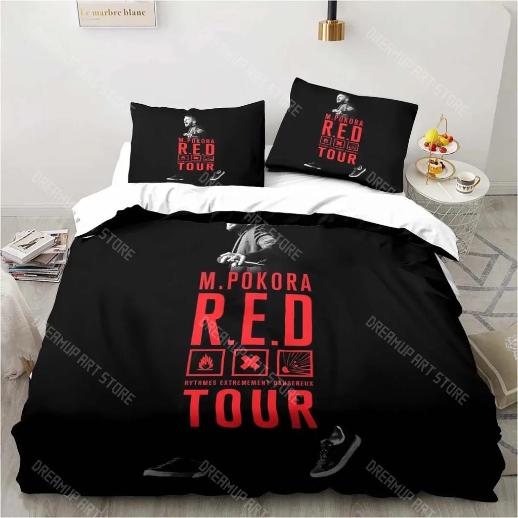 Matt M. Pokora Bedding Set Soft Duvet Cover Set Single Double King Size Bed Quilt Cover Pillowcase Adult Children'S Bedroom