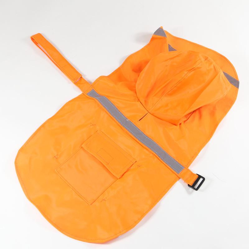 New XXL Reflective Waterproof Dog Raincoat Big Dogs Labrador Golden Hair Husky Satsuma Sustainable Modern All Seasons Pet