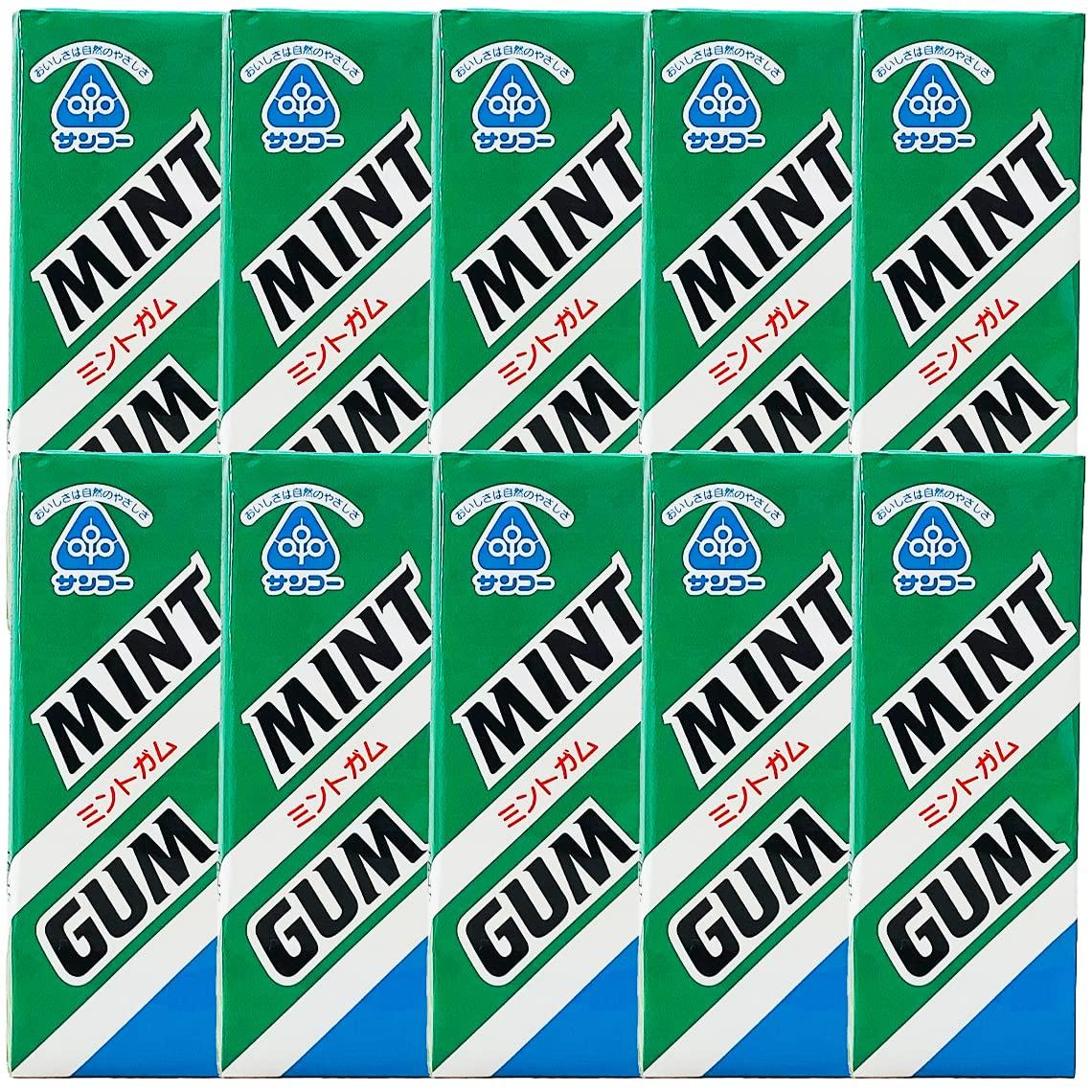 

Sanko Mint 10 pieces per No Artificial Sweeteners Gum, pack,