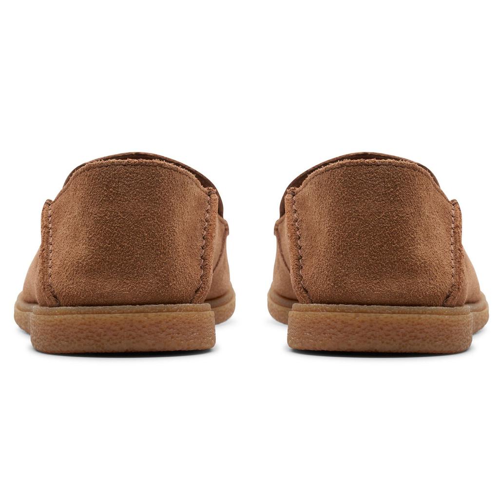 Clarks Leather Simple Comfortable Versatile Loafers Men Loafers Brown 261775037