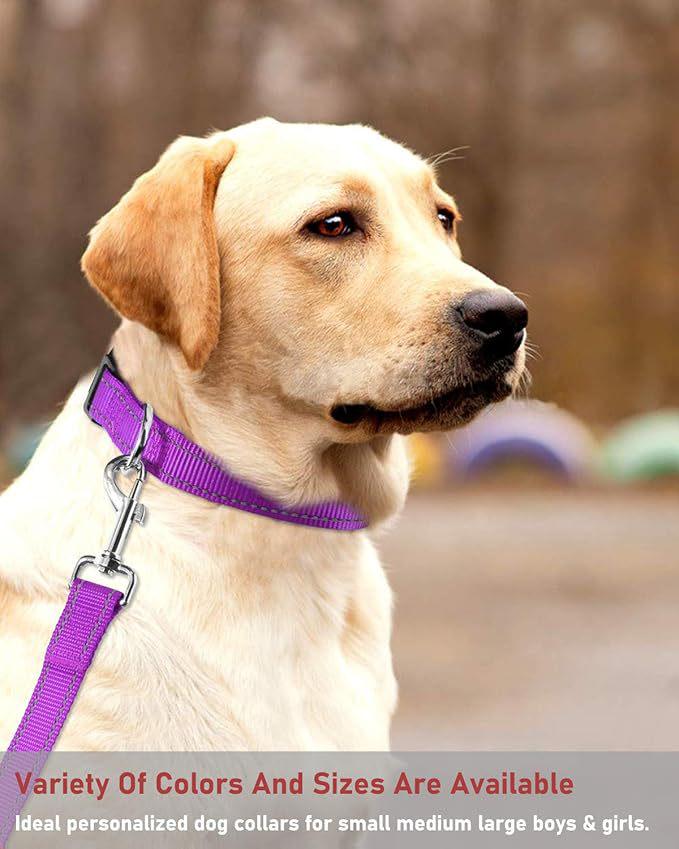 Reflective Anti-Strangulation Adjustable Pet Collar for Dogs & Cats