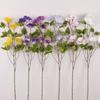 Long Branch Artificial Viola Tricolor Flower Simulation Artificial Greenery  Wedding
