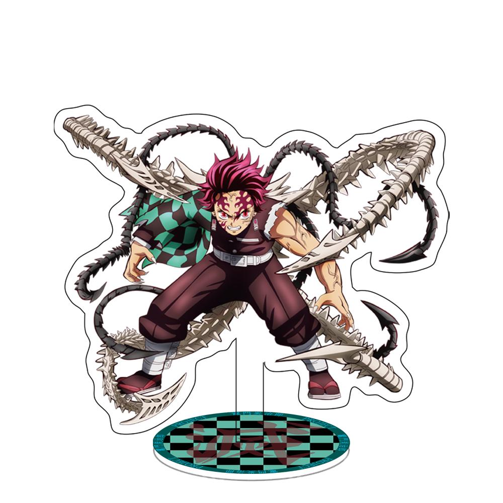 Anime Demon Slayer Peripheral Acrylic Stand Figure Kimetsu No Yaiba Douma Kokushibo Akaza Desktop Decoration Fans Collect Gift