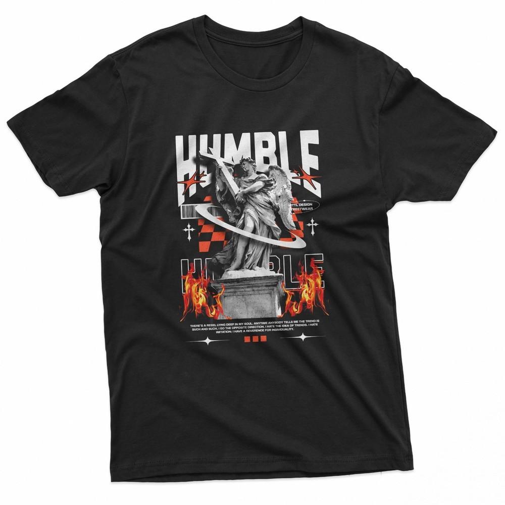 

Humble Angel Gothic Streetwear TShirt Unisex T-Shirt XL