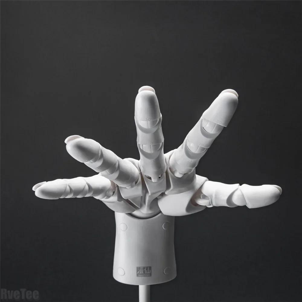 1/1 Movable Finger Bionic Hand Model Drawing Comic Art Props Realistic Supermode Body Accessory Collection Decoration Toy Gift