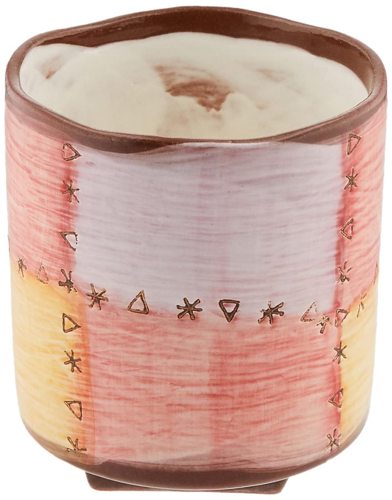 Studio Sho Set of 3 Red Hasami Made In Japan J-kitchens ~ Square-Based Teacups, Patchwork, Ware,