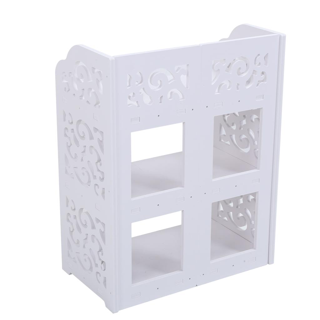 3 Tier Shoe Rack, Wooden White Shoe Rack, 15.7 X 9.1 X 20.1Inch White Shoe Rack for Entryway, Closet and Floor