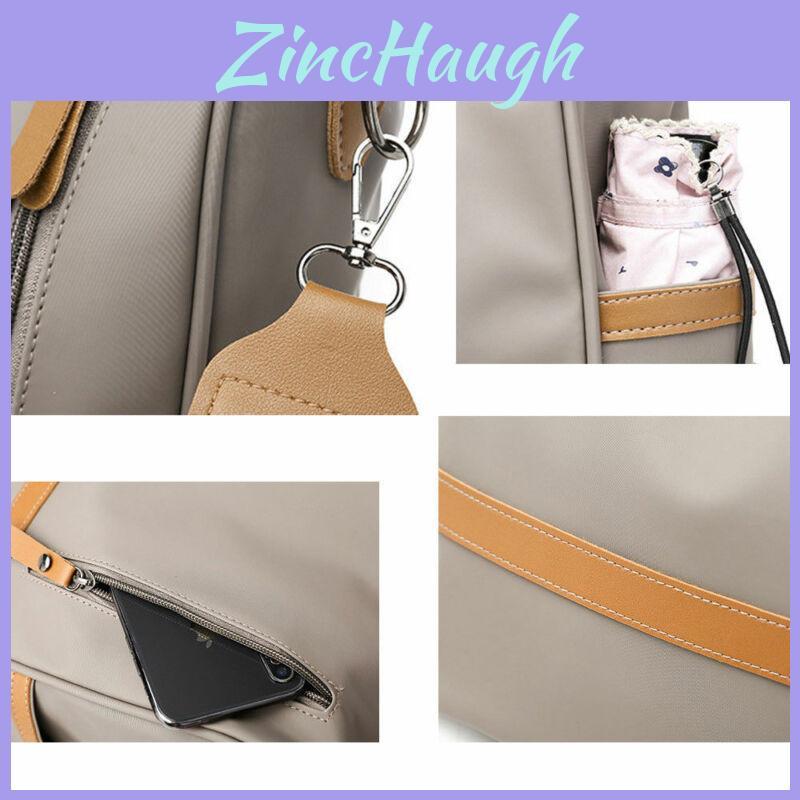 Zaino alla moda da donna impermeabile antifurto in tessuto Oxford per viaggi e uso quotidiano