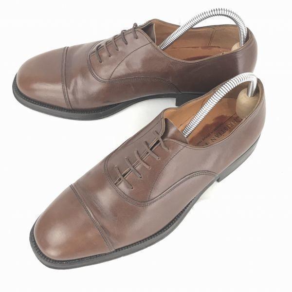 

Christian Peret France Leather Straight Tip 26.5 Brown Dress Shoes Business(USED)