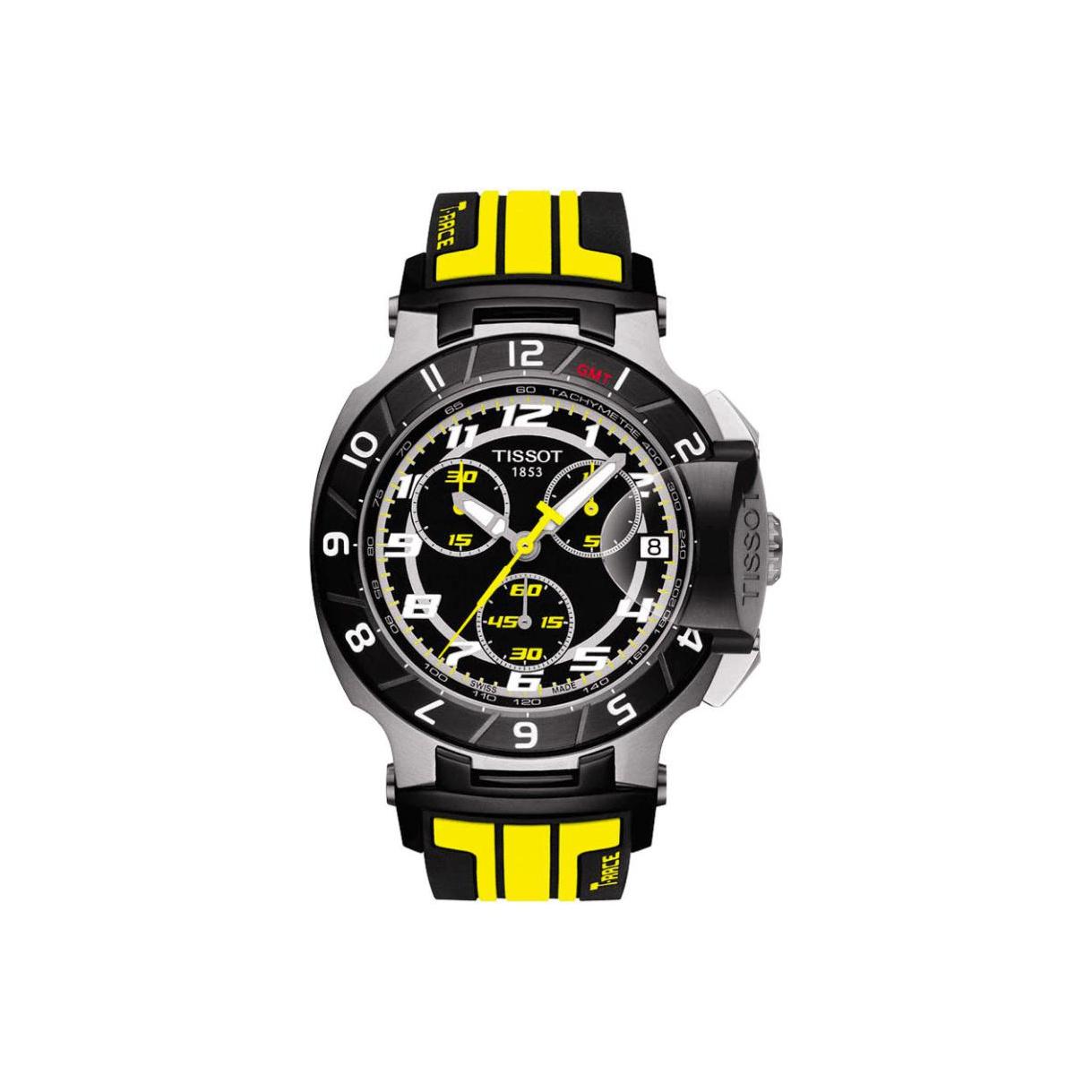 

TISSOT Race Collection Quartz Movement 100m Water Resistance Men s Watch 50.26mm Black Dial Stainless Steel Case T048.417.27.057.13 Black Dial Black Strap