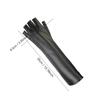 Leather Fingerless Gloves Winter Warm Women Gloves New Long Gloves  Outdoor