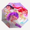 1pc Rainbow Princess Outdoor Umbrella - Automatic Opening/Closing, 3-Fold Design, 8-Bone Iron Frame, Perfect Gift for Fans & Travelers.N002