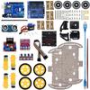 4WD Electronic Smart Car Kit for Arduino R3 Board with Speed Encoder And Battery Box DIY Robot Chassis Kit