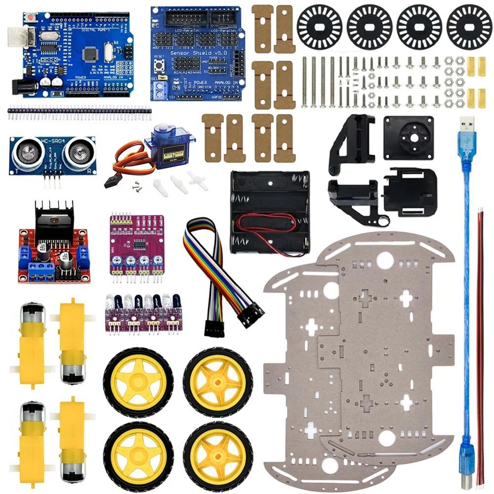 4WD Electronic Smart Car Kit for
