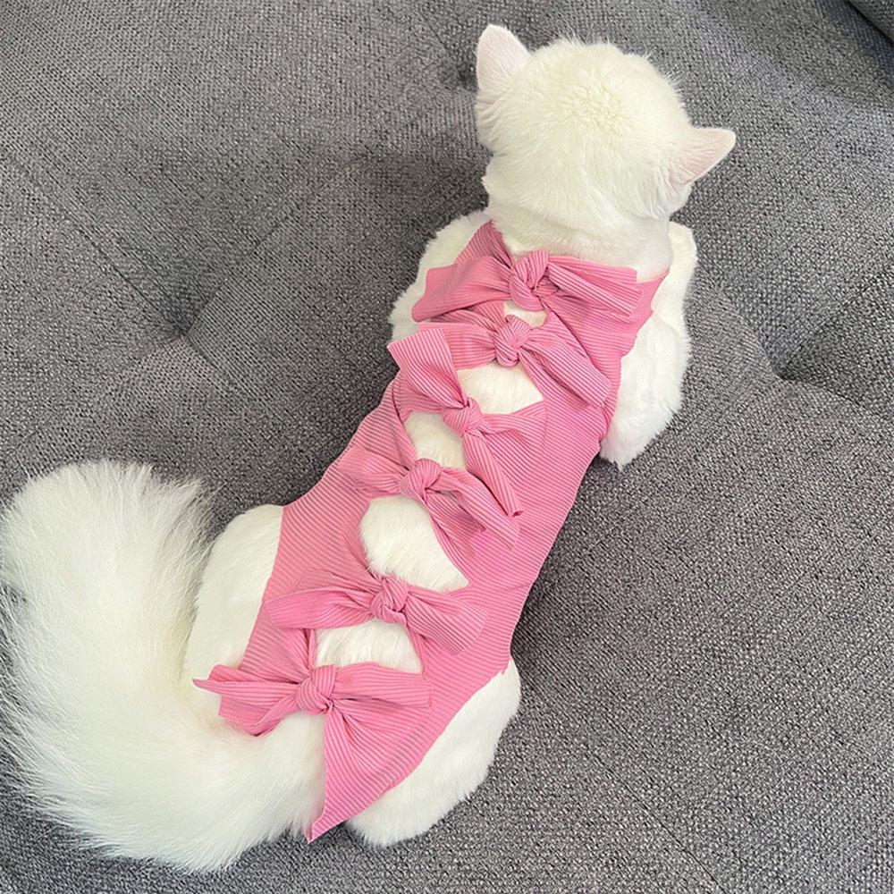 Cat Recovery Suit Kitten Surgical Suit designed for Abdomen Wound Protector Anti Licking Cone E-Collar Alternative designed for Male and Female Cats