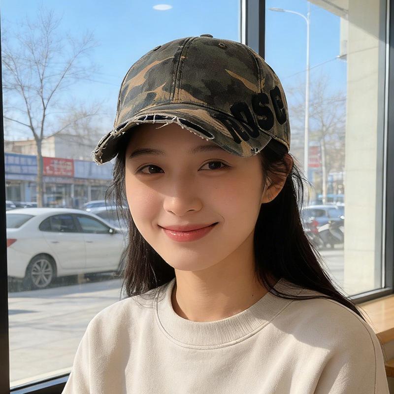 

Baseball cap female niche couple versatile sunscreen cap male trendy brand face cap M（56-58cm）