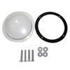 F26C 12'' Pet Dog Window Durable Acrylic Pet for Cat Window Fence Dome Insert Fence Decoration Outside Viewer for Pet Cats Do