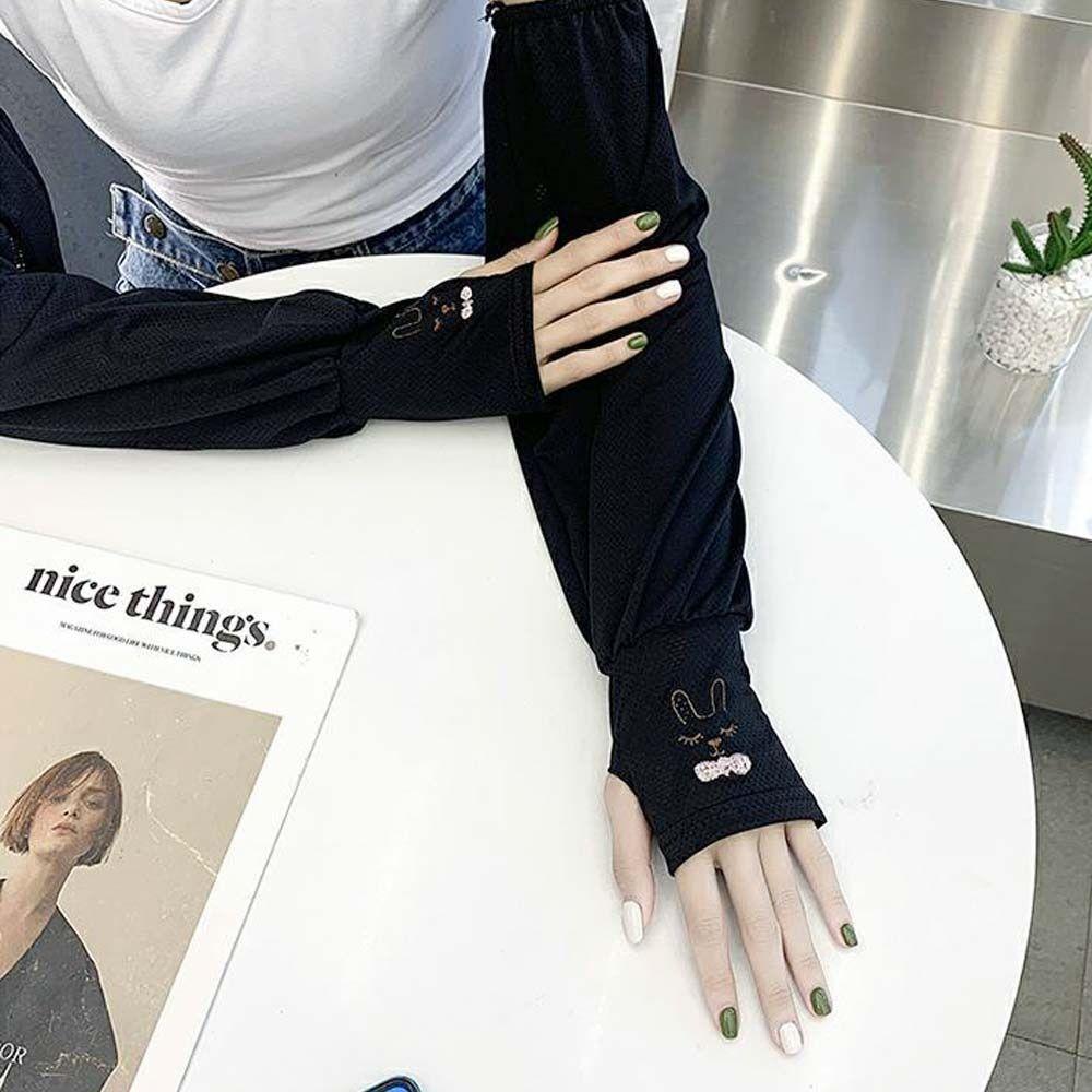 Outdoor Anti-UV Cute Rabbit Elbow Cover Arm Covers Arm Sleeves Sun Protection