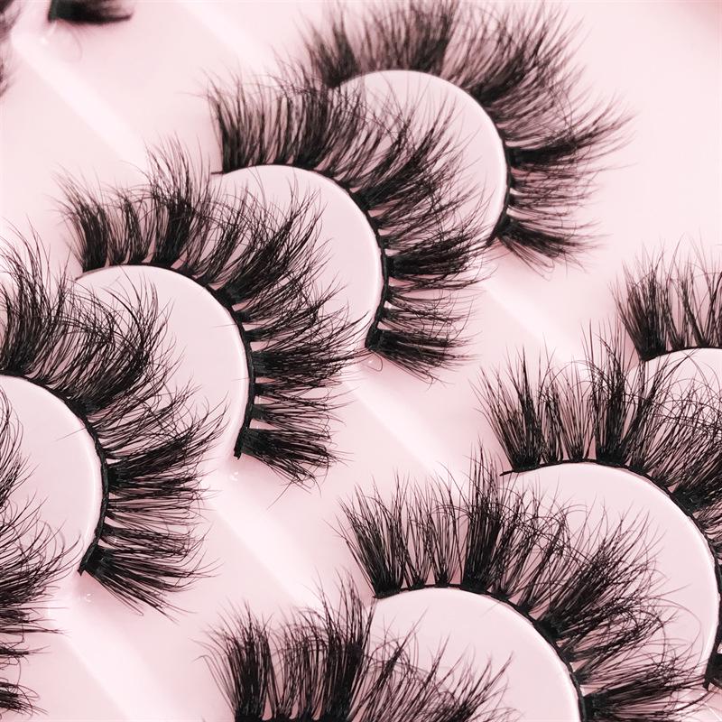 20 Paar dichte, natürlich aussehende falsche Wimpern im europäischen und amerikanischen Stil