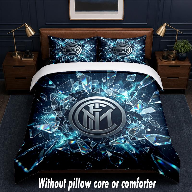 Borussia Dortmund Design Bed Bedding Set 1 Duvet Cover + 2 Pillowcases Soft Breathable Household Bed Linens