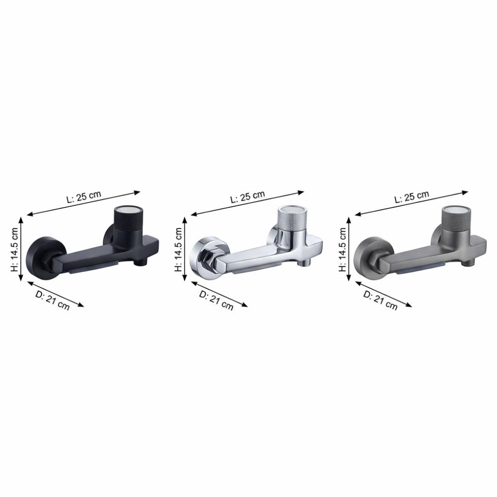 Smooth Temperature Adjustment 3-Way Bath Shower Mixer Valve  Home Upgrade