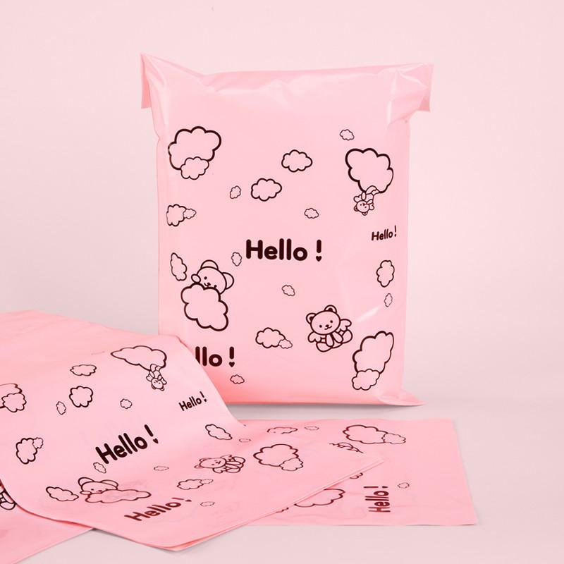 Disposable Sanitary Pad Trash Bag With Support For Pink Home Use