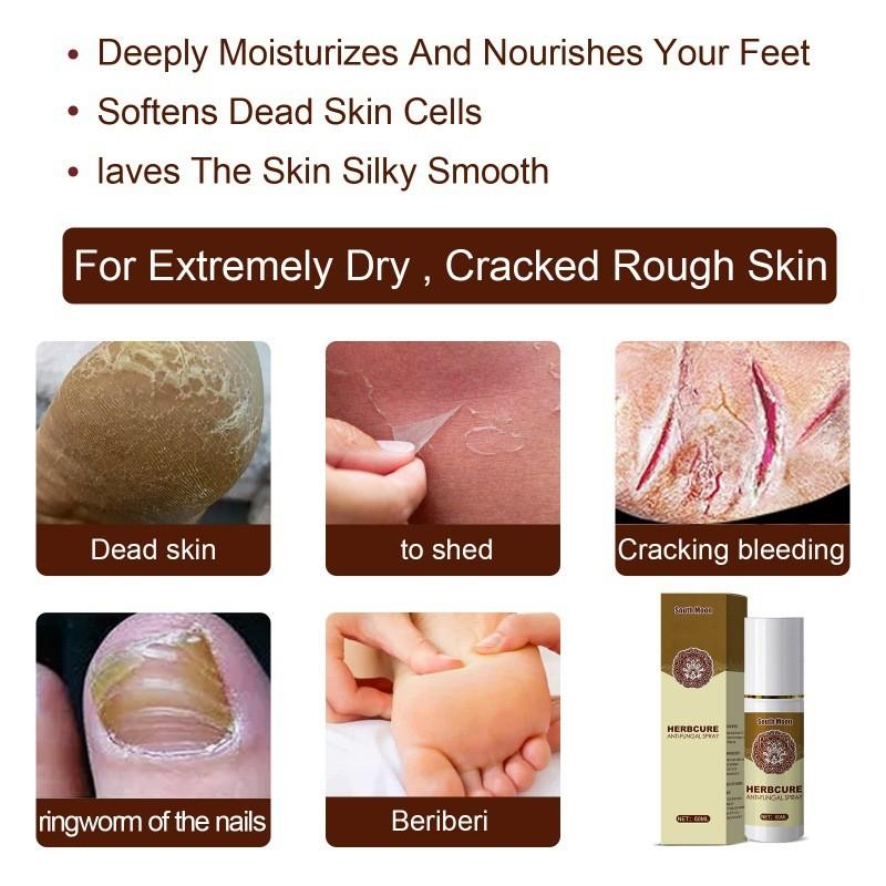 South Moon Herbal Foot Spray With Moisturizing Formula For Odor Control And Sweat Relief 60ml