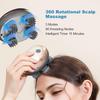 Mini Máquina de Masaje para la Cabeza Silicona Cuero Cabelludo Succión Magnética Carga Silicona Hombro Multifuncional Amasamiento Vibración Spa para la Cabeza