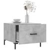 Coffee Table Concrete Gray 50x50x40 cm Wood Based Material