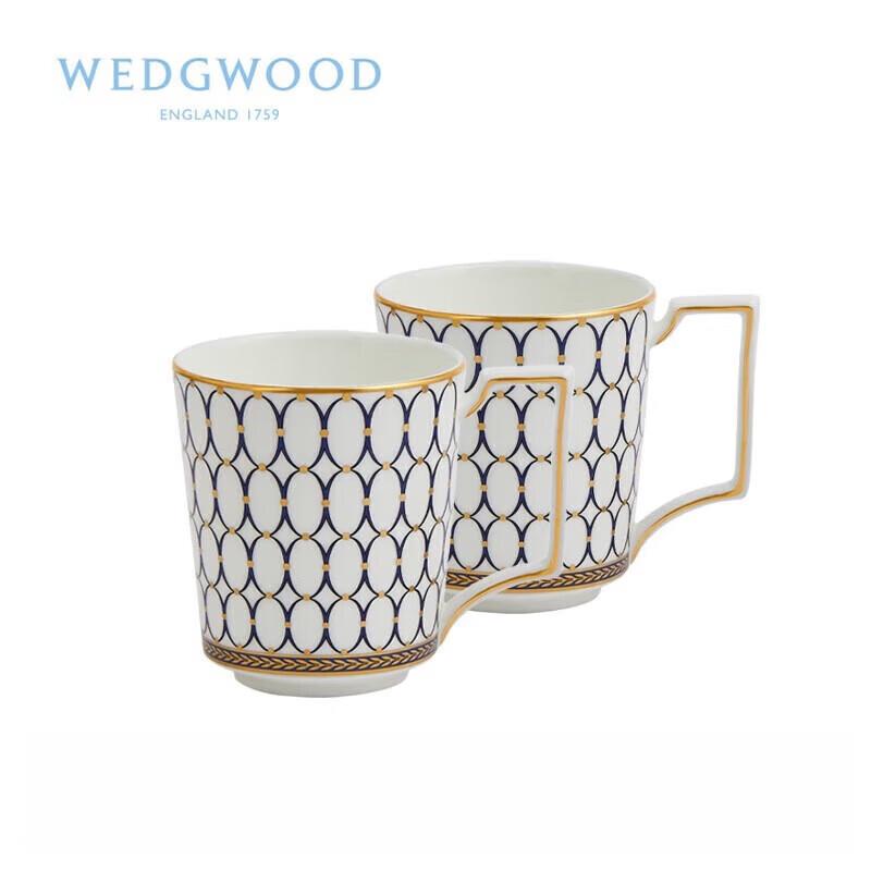 Wedgwood Golden Age Midnight Blue Mug Set (Pair)
