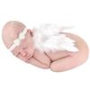 Baby Newborn Angle Wing And Small Bow Headband Photograph Prop Pearl Bow Headband Photograph Prop Suit Infant Clothes Suit