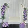 New Outdoor Wedding Arch Flower Stand - Ox Horn Gate Decoration