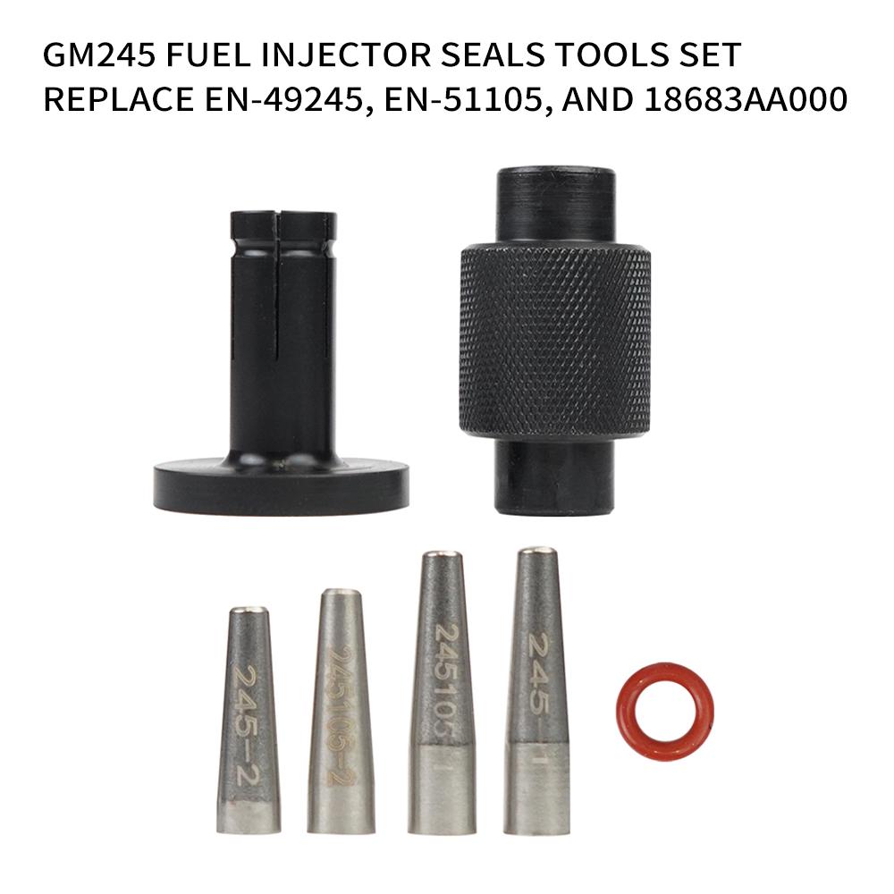 Set di attrezzi per guarnizioni iniettori GM245 Materiale lega di alluminio durevole Sostituzione per GM Subaru