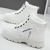 Warme High-Top Baumwollschuhe für Damen: Kälteschutz, Plus Samt, Dicke Sohle, Vielseitige Freizeitschuhe