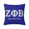 Zeta Phi Beta Print Pillow Cover Cushion Cover for Home Office Car Soft Cozy Polyester Pillow Case Throw Pillowcase x Inch