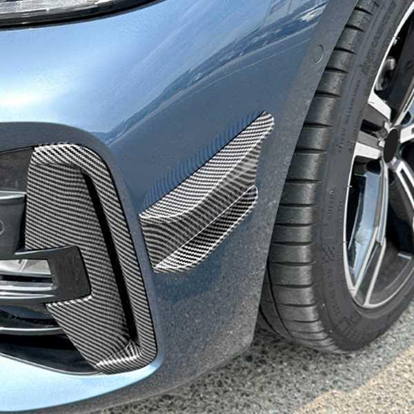 1 Pair Carbon Fiber Texture ABS for BMW 4 Series G22/G23 M Sport No Size