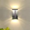 6Led Outdoor Solar Street Light Wall Lamp Waterproof Wall Washing Lights Up And Down Lighting For Terrace Garden Fence Villa