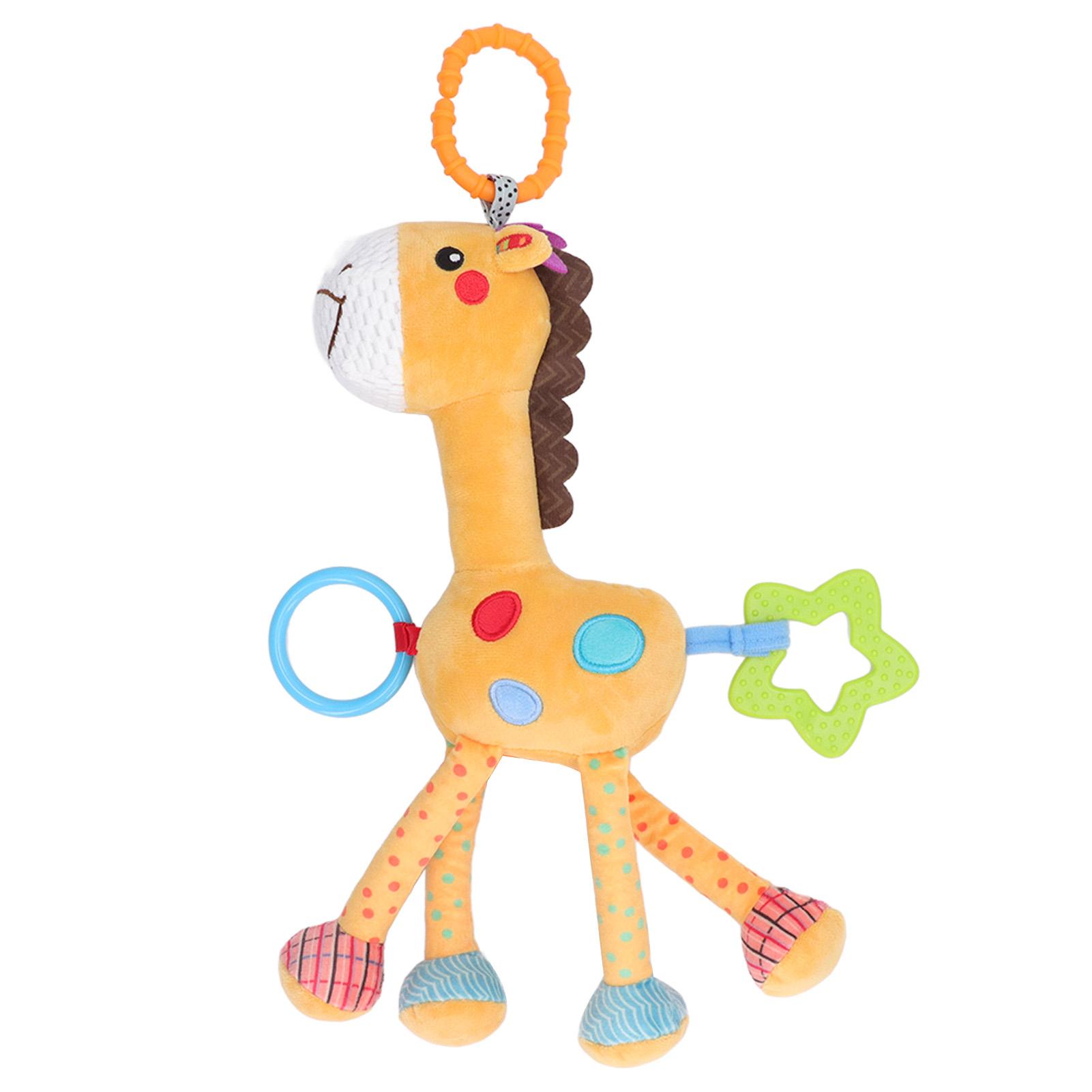 

Детская подвесная погремушка игрушка мягкая автокресло шуршащая пищащая игрушка мягкая игрушка подвеска на коляску зебра