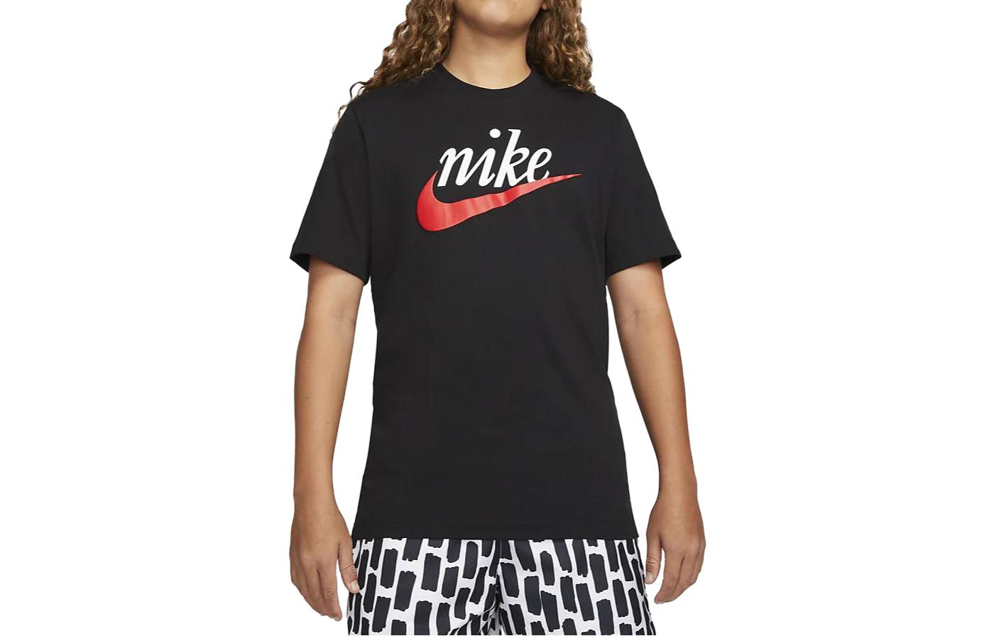 

Nike T Shirts Men s Black Crew Neck Moderate Straight Fit DZ3280-010 S