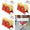 F26C Rope Retract Pulley Sling Safety Rope Manual Thicken Material Height Lifting Laborsaving Foldable Wall Corner Wheel