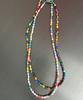 Aruda Colored Rice Grain Mother-Of-Pearl Necklace