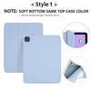 Voor iPad A16 Hoes 2025 Magnetische Drievoudige Standaard Transparante Cover met Potlood voor iPad 11e Generatie A3355A3356 Tablethoes 11"