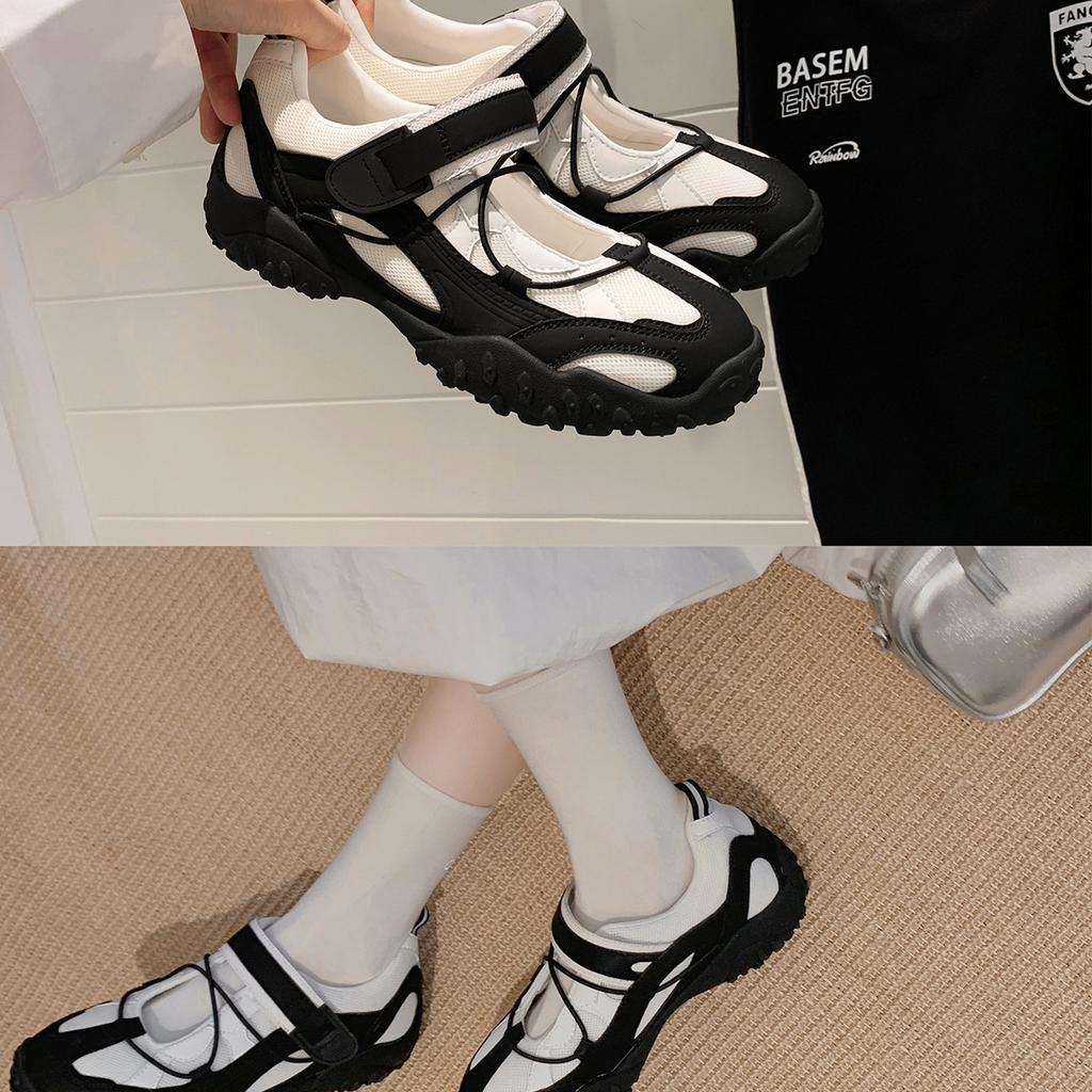 Sheepskin version~ Grape mother The same style has a height increase of 5.5cm Velcro, breathable mesh, functional wind, casual sports board shoes for